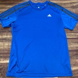 Adidas dri fit Climalite Blue shirt size Small